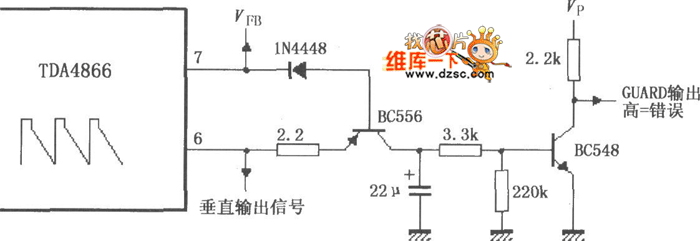 构成的外部保护信号发生器电路图